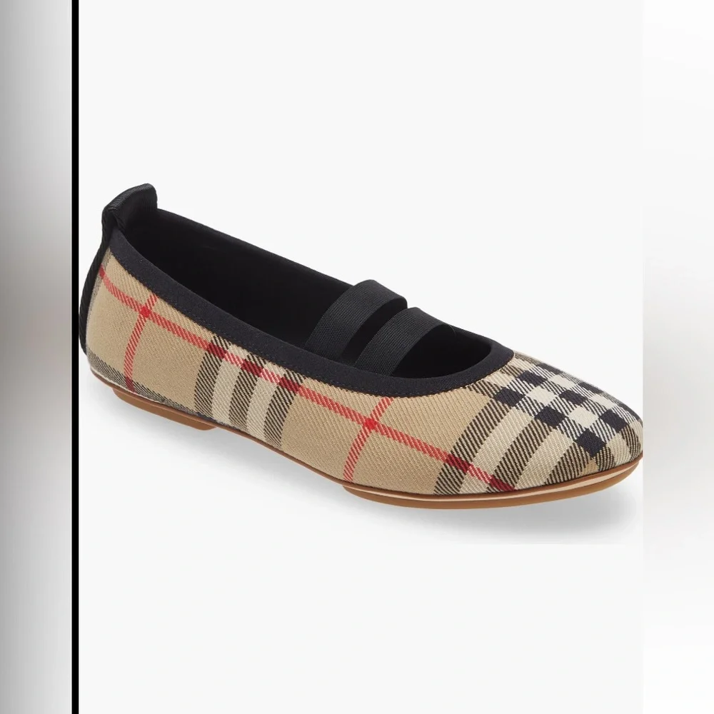 Burberry Kids' Miini Grace Check Ballet Flat (Toddler & Little Kid)